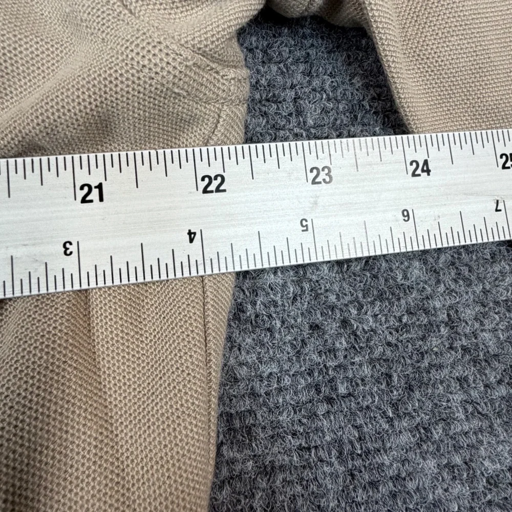 Duluth Trading‎ Co Mens Medium Long Sleeve Polo Shirt Tan Khaki Cotton Pique